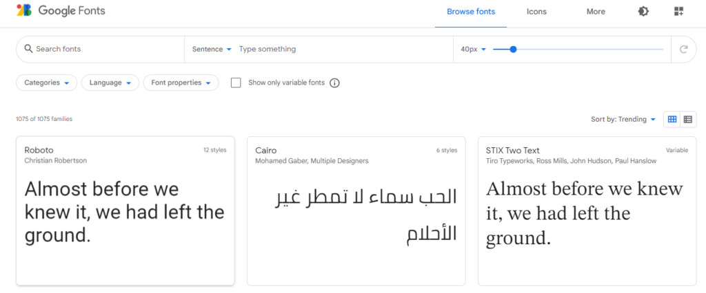 add google fonts to CSS